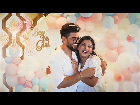 حفلة معرفة جنس البيبي  💗💙 بكينا من الفرح🥺