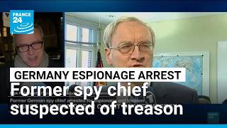 YouTube video thumbnail: German Ex-Spy Chief Arrested for Suspected Espionage, Treason