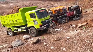 Chalenge rc fuso dan hino melewati tanjakan part 2