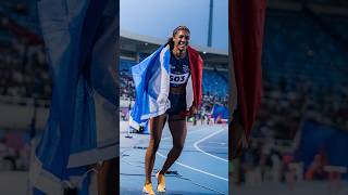 Gianna Woodruff estará este sábado compitiendo en el World Athletics Ultimate Championship