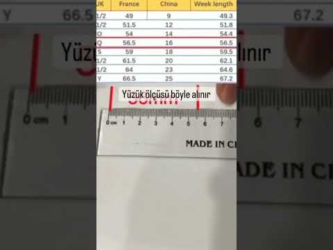 Kuyumcuya Gitmeden Ölçü Alma