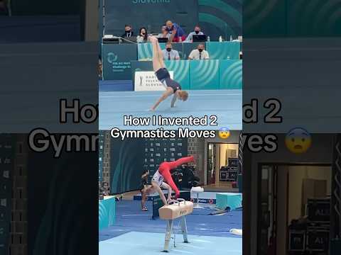 How I invented 2 Gymnastics Skills 😨 #gymnastics #calisthenics #olympics #strength #howto