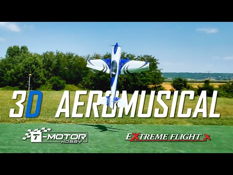 Extra NG 91" Extreme Flight - 3D AEROMUSICAL - Bleu Soleil & Luiza - Soleil Bleu