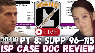 👮Idaho State Police King Rd / Kohberger Case Documents Release FULL READ THROUGH | Part 8