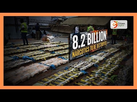 YouTube video thumbnail: Government to Destroy sh8.2 Billion Narcotics Seized in Multi-Agency Coast Operation
