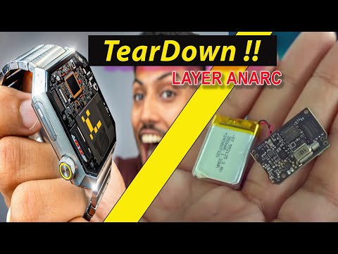 Layer Anarc Smartwatch Teardown 🛠️ | Designed by Tech Burner 🇮🇳 – Is It Worth It?