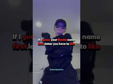 If I guess your bestie name first letter you have to like...#aestheic #kpop #edit #blackpink #bestie