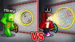 Mikey vs JJ Mine Challenge in Minecraft (Maizen)