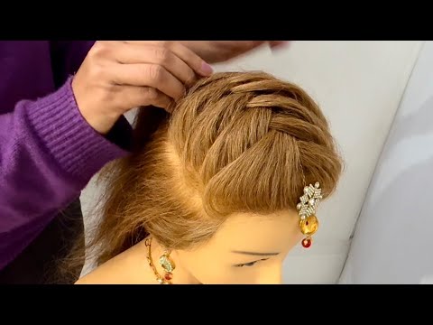 hairstyles Tutorial | Wedding Hairstyle, Trending Hairstyle | Twisting layers Hair style girl