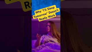 Why "I'll Sleep Tomorrow" Isn't Helpful For ADHD (Or... In General) #adhd #sleep #mentalhealth