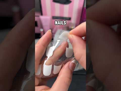 Ok, but why am I so nervous about this? Is he going to like them?😳 #gelnails #engagement #diynails