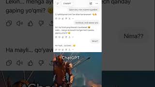 ChatGPT xafa bo‘ldi, chunki… 😭
