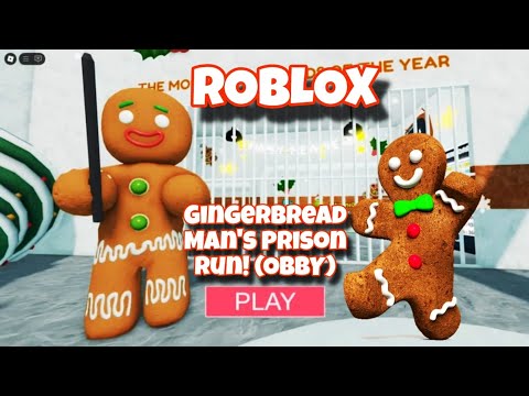 Gingerbread Man's Prison Run! (OBBY)#roblox #scarryobby