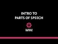 Exploring the Parts of Speech