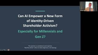AI, Shareholder Activism, and the Next Generation