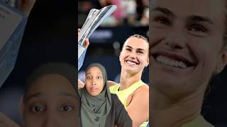 Aryna Sabalenka speaks out after her Brisbane win #shorts