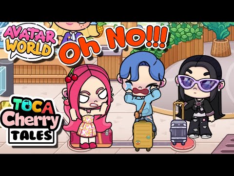 Oh No!!! Cherry Trio misses their flight? - Let's Play Avatar World - City Life