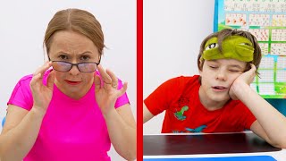 Anabella Helps Bogdan Get Ready for School! 🧠✅📘 Let’s Get Organized!