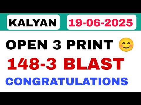 Kalyan 19-06-2025 🔥 Strong Jodi Line | Kalyan Pattern Analysis | Kalyan super strong trick 💥