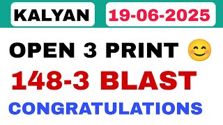 Kalyan 19-06-2025 🔥 Strong Jodi Line | Kalyan Pattern Analysis | Kalyan super strong trick 💥
