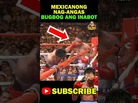 PACQUIAO BINUGBOG ANG MAANGAS NA MEXICANO! #shorts