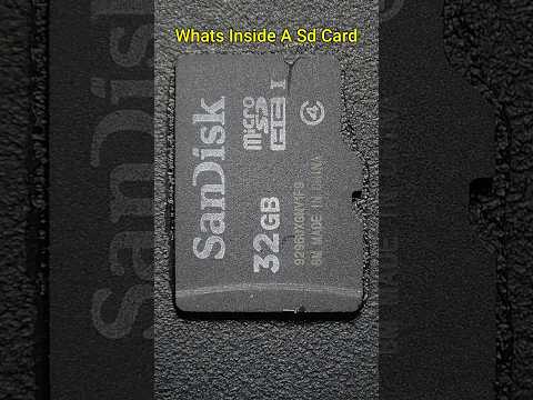 Whats Inside An Sd Card #shorts