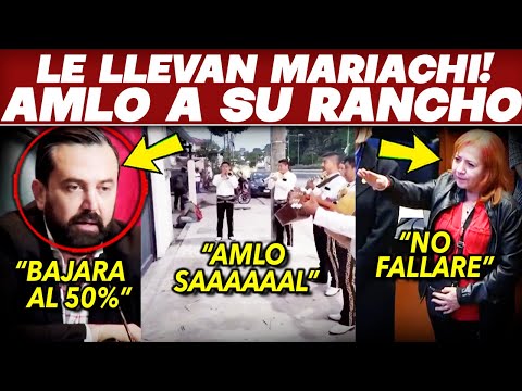 PASO DE NOCHE! NI LOS TUBAZOS PUDIERON ¡GANA ROSARIO! LLEVAN MARIACHI A SU RANCHO DE AMLO!