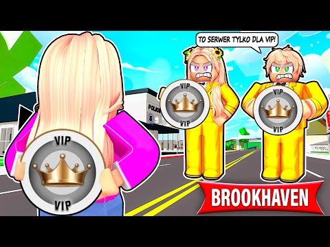 UDAJĘ NOOBA NA SERWERZE dla VIP-ów na BROOKHAVEN w ROBLOX!