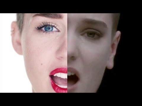 Miley Cyrus Vs Sinead O'Connor - Nothing Compares To Wrecking Ball