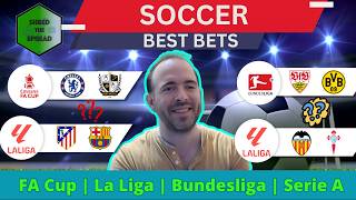 Soccer Predictions Today (APR 4-5) | FA Cup | Bundesliga | La Liga