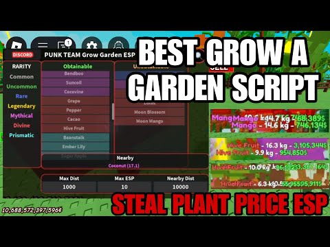 Grow a Garden Script GUI | EGG DETECTER PLANT ESP BEST PLANT TO STEAL AND MORE *NO KEY*