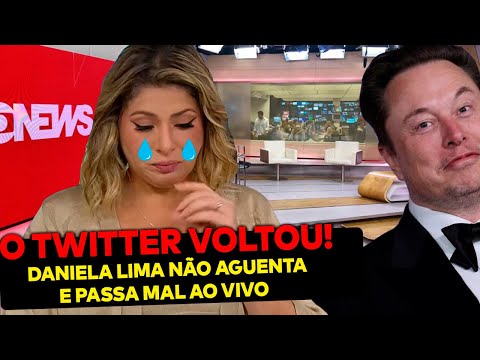 XANDÃO ARREGOU? Twitter voltou! Daniela Lima não aguenta e passa mal ao vivo na Globo