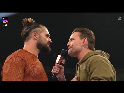 CM Punk Don't Want To Fight With Seth Reveled In Monday Night Raw.