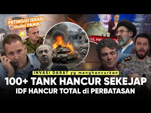 Kerugian TERBESAR ISRAEL dalam 40th “100+ Tank Merkava Hancur” Iran Kasih AMPUN Cekik Israel dan AS