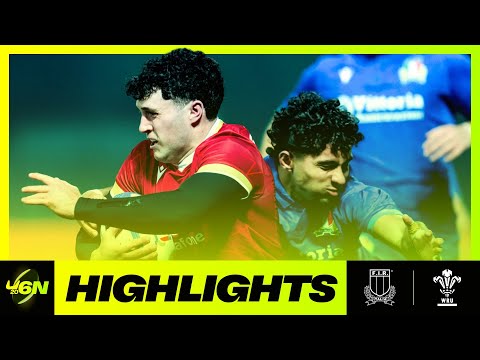 ITALY v WALES | 2025 U6N20 | RUGBY HIGHLIGHTS