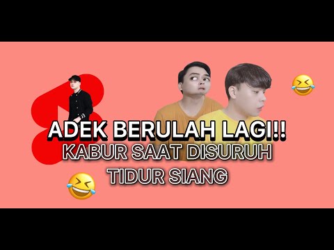 KETIKA ADEK "KABUR" MAIN SAAT DISURUH TIDUR SIANG 🙂 - Yeol Ayres D.A.