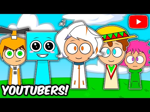 Cree SPRUNKIS pero YOUTUBERS!