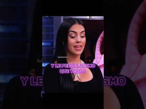 Georgina y el regalo que le pidió a Cristiano ♥️😂
