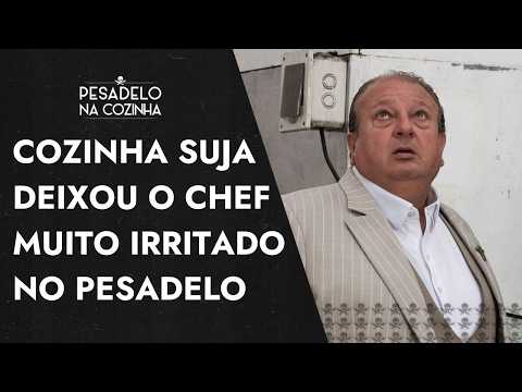 Jacquin SURTA com cozinha suja e ameaça não comer em restaurante: "Isso é uma vergonha"
