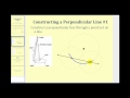 Constructing Perpendicular Lines