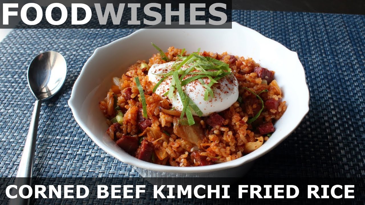 Corned Beef Kimchi Fried Rice