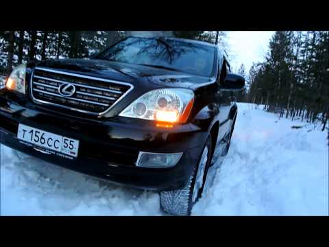 Lexus gx470 топчет снег ГБО