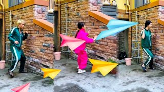 斗罗大陆空气墙，穿过去就到达神秘营地，舞桐太勇敢了！【唐舞桐与唐老六】#funny #comedy