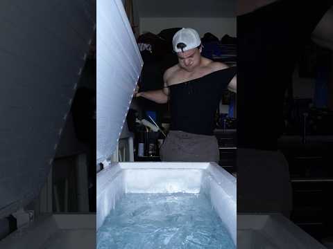 so satisfying #satisfying #asmr #dangerous #icebath #challenge