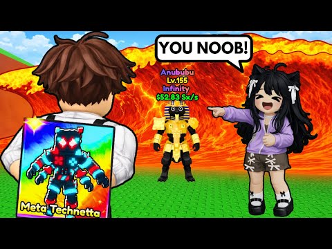 I Pretended to Be NOOB to TROLL MY CRUSH in Escape Tsunami For Brainrots…