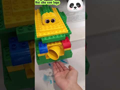 TẠP 5 HAI CHA CON LEGO LẮP VÒI NƯỚC CẢM ỨNG #comedy