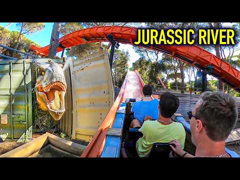 JURASSIC RIVER Water Coaster - Awesome Jurassic Park Knockoff - CavallinoMatto