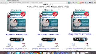 Vermont Rental Agreement