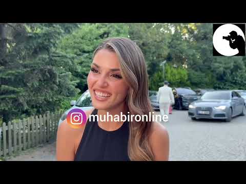 Hande Erçel , Feyyaz Şerifoğlu'nun düğününde..