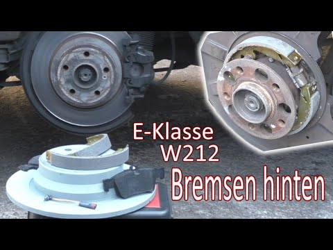 Mercedes W212 Bremsen hinten wechseln
